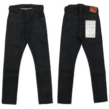 FULLCOUNT Slim Black Selvedge Denim 1109BK画像