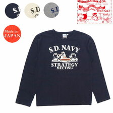 STUDIO D'ARTISAN プリント長袖Tシャツ 8044B画像