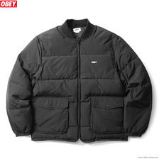 OBEY CHARLIE JACKET (BLACK)画像