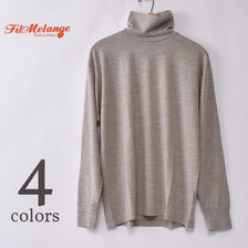 FilMelange NELSON TURTLE NECK LONG SLEEVE T-SHIRT画像