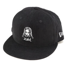 NEW ERA X-girl 9FIFTY マイクロ コーディロイキャップ BLACK 12860573画像