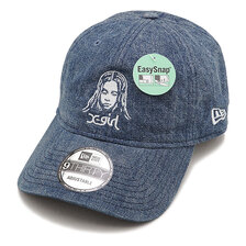 NEW ERA X-girl 9THIRTY Easy Snap キャップ WASHED DENIM 12860645画像
