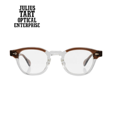 JULIUS TART OPTICAL AR 44-24 - BROWN CRYSTAL BROW / CLEAR -画像