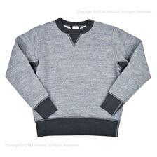 Two Moon no.10247 Double V Gusset Side Flat Seam Stitch Set-in Sleeve Sweat Shirts画像