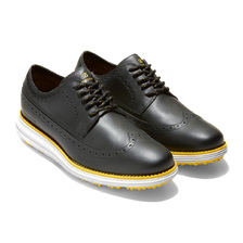 COLE HAAN ORIGINALGRAND WING OX GOLF BLACK/WHITE WP C33682画像