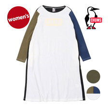 CHUMS W CHUMS Logo L/S T-Dress CH18-1180画像
