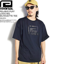 reversal PEs MVS PUFF LOGO BIG SILHOUETTE TEE -BLACK- RV21AW011画像