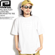 reversal PEs MVS PUFF LOGO BIG SILHOUETTE TEE -WHITE- RV21AW01画像