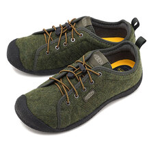 KEEN M HOWSER LACE Olive Felt/Orange 1025548画像
