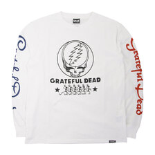 Schott GRATEFUL DEAD LS TEE DANCING SKELETON WHITE 3113146画像