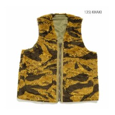Buzz Rickson's GOLD TIGER CAMOUFLAGE PATTERN BOA VEST CIVILIAN MODEL BR14884画像