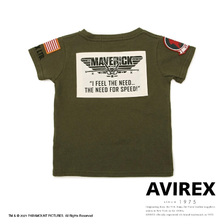 AVIREX TOP GUN MAVERICK KIDS POCKET T-SHIRT 6303030画像