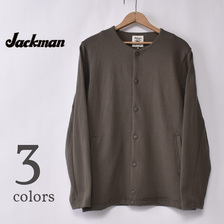 Jackman JM8153 HEAVY PIMA COLLARLESS JACKET画像
