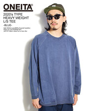 ONEITA 2020's TYPE HEAVY WEIGHT L/S TEE -BLUE- 0123-023画像