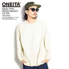 ONEITA 2020's TYPE HEAVY WEIGHT L/S TEE -NATURAL- 0123-023画像