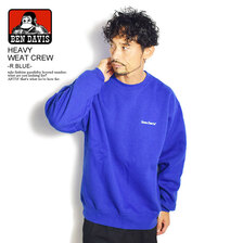 BEN DAVIS HEAVY SWEAT CREW -R.BLUE- C-1780045画像
