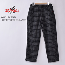 GRAMICCI WOOL BLEND TUCK TAPERED PANTS GMP-21F057画像