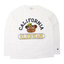 Champion MADE IN USA T1011 RAGLAN LONG SLEEVE T-SHIRT UCB WHITE C5-U408-010画像