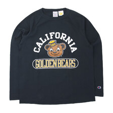 Champion MADE IN USA T1011 RAGLAN LONG SLEEVE T-SHIRT UCB NAVY C5-U408-370画像