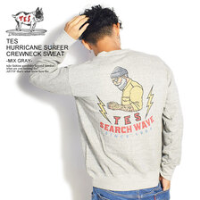 The Endless Summer TES HURRICANE SURFER CREWNECK SWEAT -MIX GRAY- FH-1774319画像