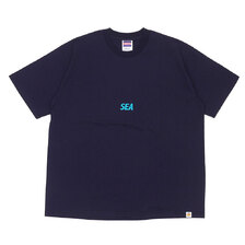 BEDWIN & THE HEARTBREAKERS &times; WIND AND SEA S/S TEE PITTS NAVY画像