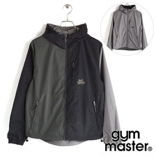 gym master RVナイロンウィンドブレイクフードジャケット ノトーンCRZ/グレー G518667-90画像