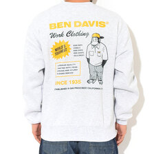 BEN DAVIS Advertised Crew Sweat C-1780052画像