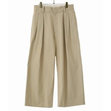 URU COTTON CHINO - 2 TUCK PANTS 21FCC02画像