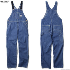 Carhartt WIP BIB OVERALL BLUE (STONE WASHED) I022946画像