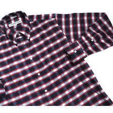 INDIVIDUALIZED SHIRTS L/S CLASSIC FIT B.D. FARMERS FLANNEL SHIRTS navy画像