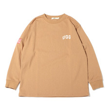 UGG US 刺繍ロゴ ロンT BEIGE 21AW-UGTP10画像