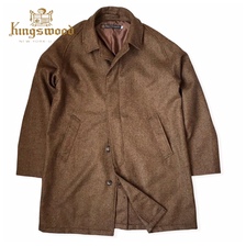 KINGSWOOD TWEED SINGLE RAGLAN COAT画像