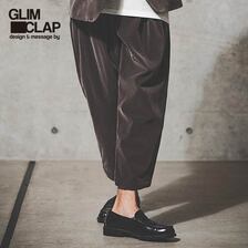 GLIMCLAP velvet material tapered pants 11-032-GLA-CB画像