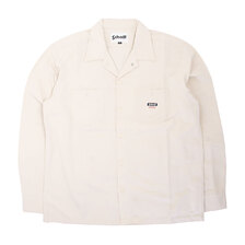Schott LS TC WORK SHIRT IVORY 3115070画像