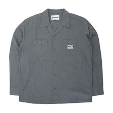 Schott LS TC WORK SHIRT GRAY 3115070画像