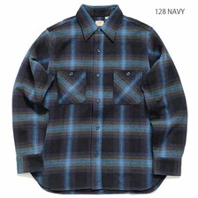 SUGAR CANE TWILL CHECK L/S WORK SHIRT SC28743画像