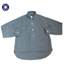POST OVERALLS 3208-IG De Luxe INDIGO GINGHSM SHIRTS indigo画像