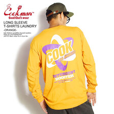 COOKMAN LONG SLEEVE T-SHIRTS LAUNDRY -ORANGE- 231-13104画像