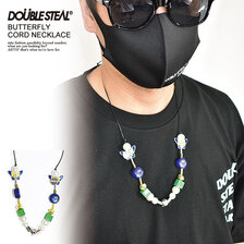 DOUBLE STEAL BUTTERFLY CORD NECKLACE 414-90018画像