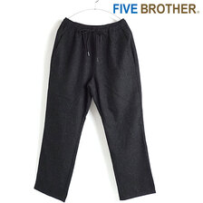 FIVE BROTHER WOOL EASY PANTS CHARCOAL 152190W画像