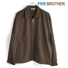 FIVE BROTHER HOUNDSTOOTH ZIP WORK JACKET 152194CH画像