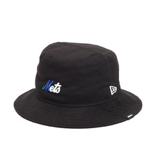 atmos &times; MLB &times; NEW ERA BUCKET HAT -METS- BLACK MAT21-A002画像