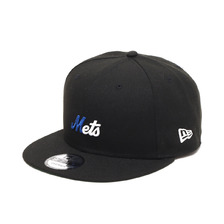 atmos &times; MLB &times; NEW ERA 9 FIFTY SNAP BACK -METS- BLACK MAT21-A001画像