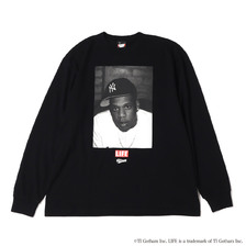 atmos x LIFE x SCREEN STARS PHOTO TEE JAY-Z NY BLACK MAT21-A041画像