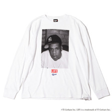 atmos &times; LIFE &times; SCREEN STARS PHOTO TEE JAY-Z NY WHITE MAT21-A041画像