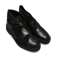 Clarks Desert Patch Black Combi BLACK 26163953画像