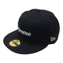 Supreme 21FW No Comp Box Logo New Era NAVY画像