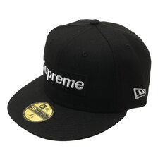 Supreme 21FW No Comp Box Logo New Era BLACK画像