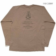 Buzz Rickson's L/S T-SHIRT "FIGHTING 161 CHARGERS" BR68830画像