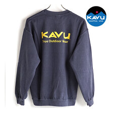 KAVU TOW SWEAT BLUE 19821515画像